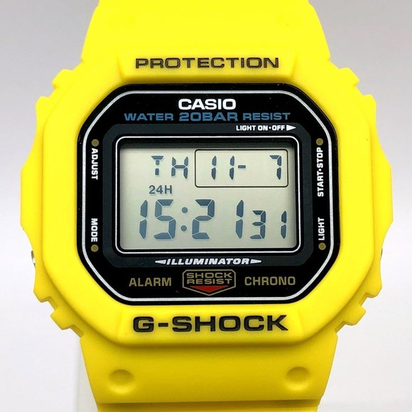 G-SHOCK CASIO Casio Watch DWE-5600R-9 Reprint Yellow Speed Early Color Reviva... - Picture 1 of 10